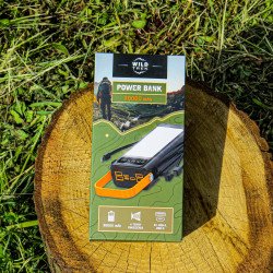 Powerbank Wild Trek 30000 mAh z LED, 4x USB, wbudowanymi kablami USB-C i Lightning