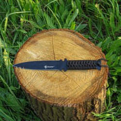 FOXTER® Nóż do rzucania – Rzutka taktyczna 26 cm z owijką paracord