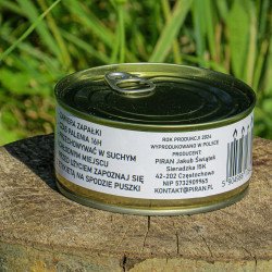 Świeca awaryjna PIRAN – 48h światła, survival, 4 knoty, ~260g
