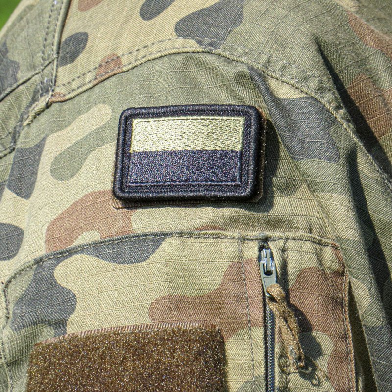 Para flag mundurowych Polska – 56x38 mm, kolorowa i gaszona, do munduru