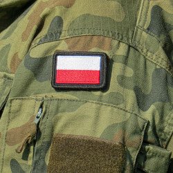 Para flag mundurowych Polska – 56x38 mm, kolorowa i gaszona, do munduru