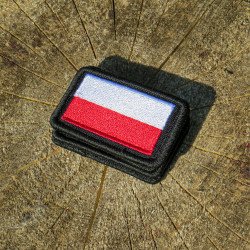 Para flag mundurowych Polska – 56x38 mm, kolorowa i gaszona, do munduru