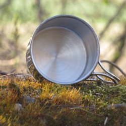 Mały kubek kempingowy 150ml – Lekki, trwały, metalowy, idealny na survival i outdoor!